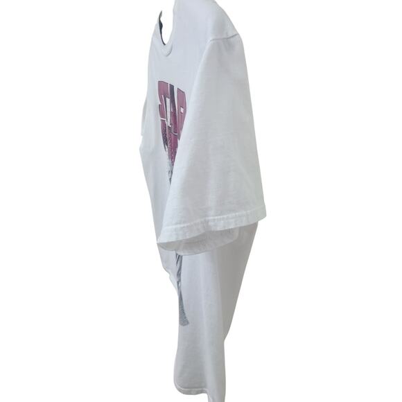 Mens XL Disney Star Wars Darth Vader White Crew Neck T-Shirt - Picture 5 of 9